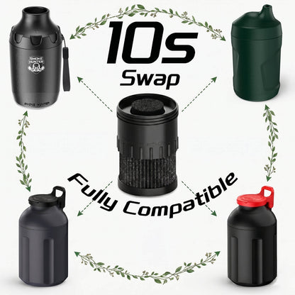 Ten seconds quick swap universal personal smoke filter element crafted to block heavy sessions better than a classic smoke trap