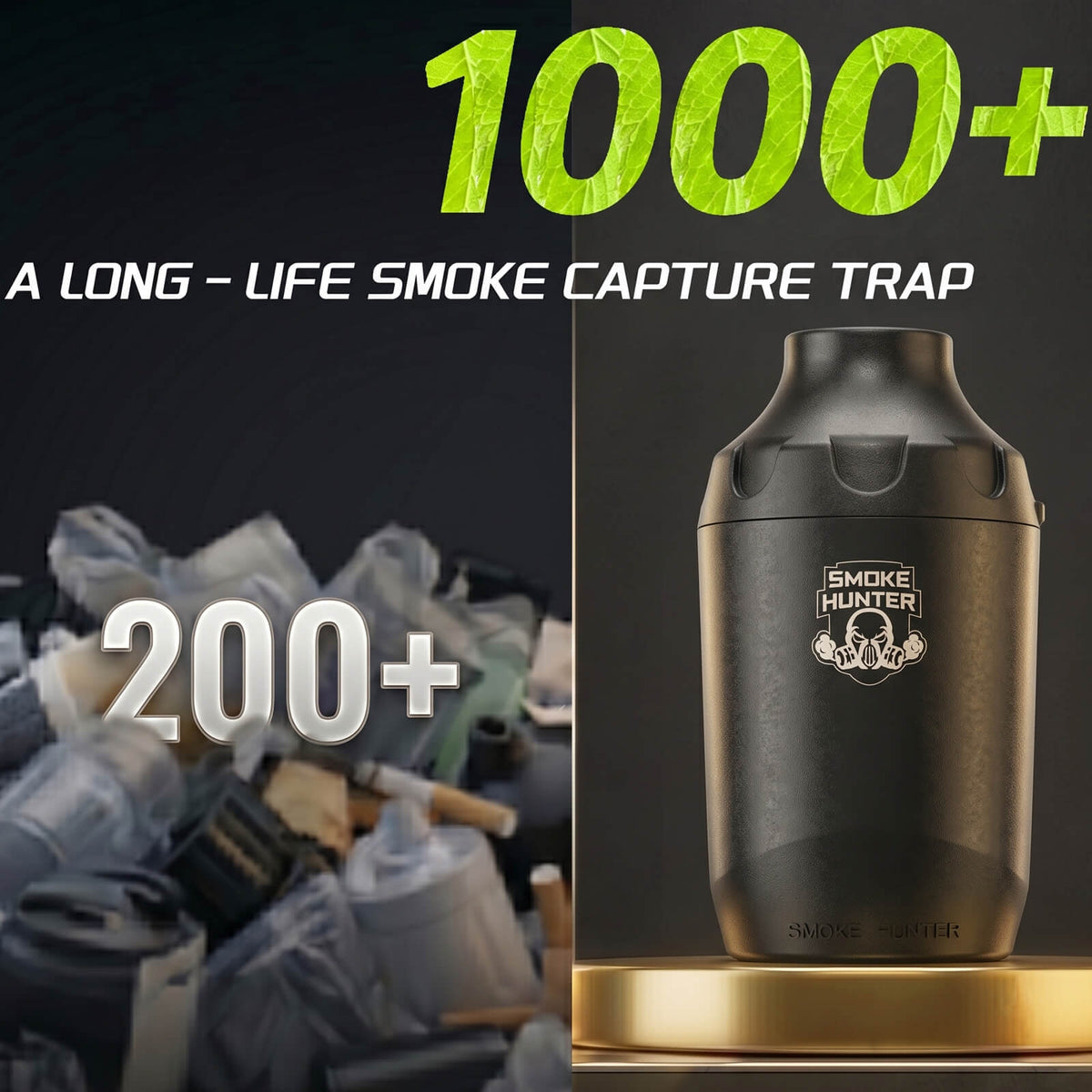 Smoke Hunter 3.0 Personal Air Filter (Sploof) - Ultimate 1000+ Uses