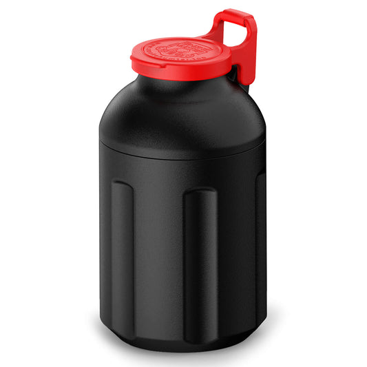Smoke Hunter 4.0 personal air filter sploof in sleek incognito black finish with red lid
