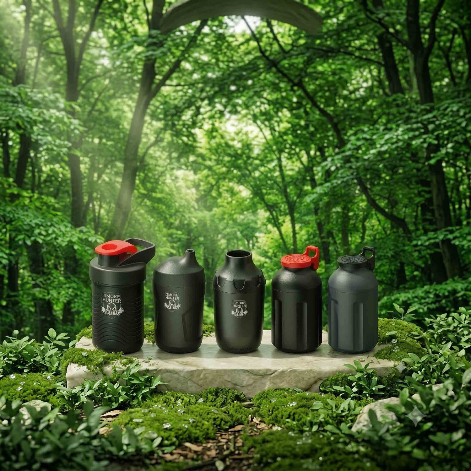 Smoke Hunter official Instagram viral campaign image providing a free personal air filter upgrade choice for long time smoke buddy user