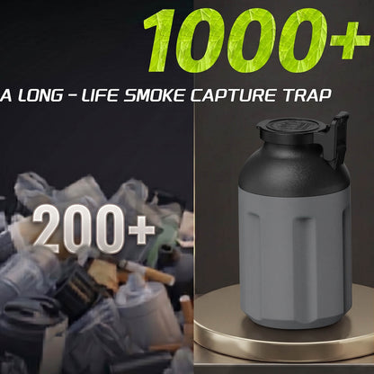 Smoke Hunter 4.0 Personal Smoke Filter (Sploof) with Replaceable Cartridge (Stealth Grey)