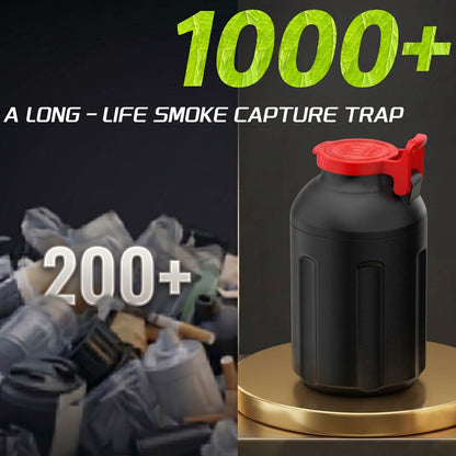 Smoke Hunter 4.0 Personal Smoke Filter (Sploof) with Replaceable Cartridge (Black)
