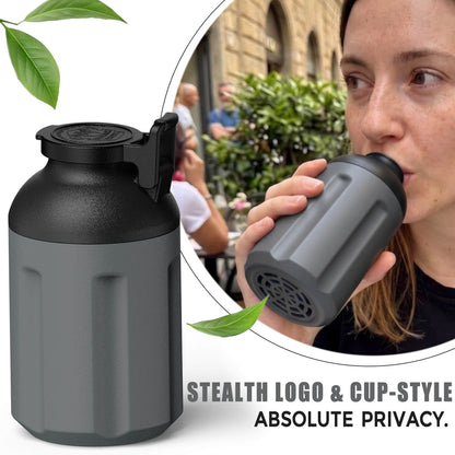 Smoke Hunter 4.0 Personal Smoke Filter (Sploof) with Replaceable Cartridge (Stealth Grey)