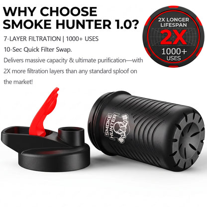 Smoke Hunter 1.0 Personal Air Filter (Sploof) - 7 Layer Filter
